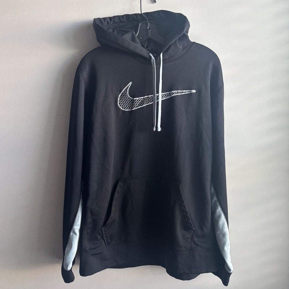 Nike Black Therma-Fit Hoodie Women Large
